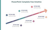 Attractive PowerPoint Template Free Timeline Slide Designs