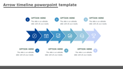 Get Arrow Timeline PowerPoint Template Slides Presentation