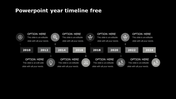 Creative PowerPoint Year Timeline Free Download