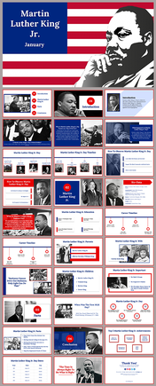 Easy To Customize Martin Luther King Jr Day PowerPoint