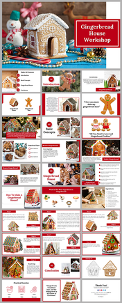 Gingerbread House Workshop PPT and Google Slides Templates