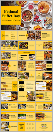 National Buffet Day PowerPoint And Google Slides Themes