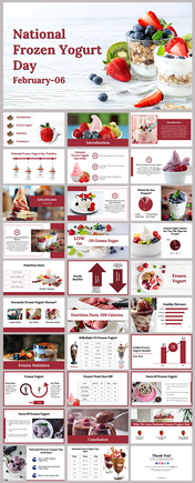 National Frozen Yogurt Day PPT And Google Slides Themes