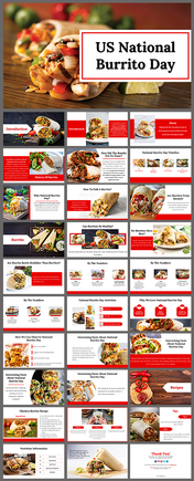 Amazing US National Burrito Day PPT and Google Slides Themes