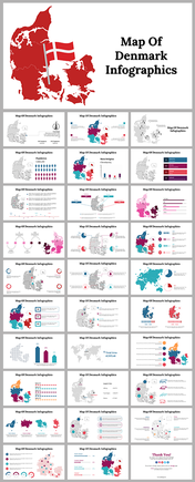 Map Of Denmark Infographics PPT and Google Slides Themes