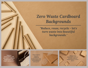 Zero Waste Cardboard Backgrounds PPT And Google Slides