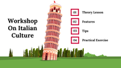 Use Workshop On Italian Culture PowerPoint And Google Slides