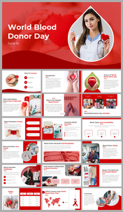 World Blood Donor Day PowerPoint and Google Slides Themes