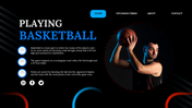 Easy To Use Basketball Slides Template And Google Slides