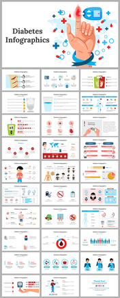 Diabetes Infographics PowerPoint And Google Slides Themes