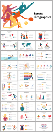 Sports Infographics PowerPoint And Google Slides Template