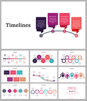 Easy To Editable Timelines PowerPoint And Google Slides