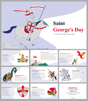 Saint Georges Day PowerPoint Presentation And Google Slides