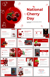 National Cherry Day PowerPoint And Google Slides Themes