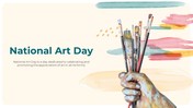 National Art Day PowerPoint And Google slides Themes