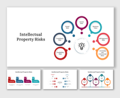 Intellectual Property Risks PowerPoint  Templates And Google Slides Themes