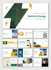 Electric Energy PowerPoint And Google Slides Templates