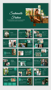 Sustainable Fashion PowerPoint And Google Slides Templates