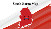 Easy To Edit South Korea Map PowerPoint Presentation