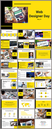 Web Designer Day PowerPoint And Google Slides Themes