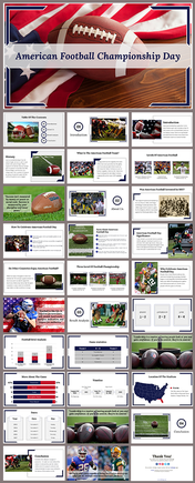 American Football Championship Day PPT And Google Slides