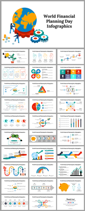 Creative World Financial Planning Day Infographics PPT