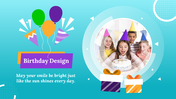 Birthday Design PowerPoint Presentation And Google Slides