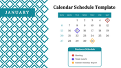 Creative Calendar Schedule PPT And Google Slides Template 