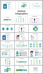 Medical Infographics PowerPoint And Google Slides Themes