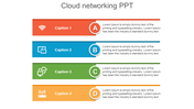 Amazing Cloud Networking PPT Slide Design Template