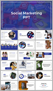 Social Marketing PPT Presentation and Google Slides Themes