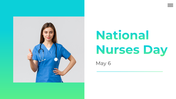 National Nurses Day Presentation  And Google Slides Themes