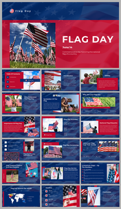 Attractive Flag Day PowerPoint and Google Slides Themes