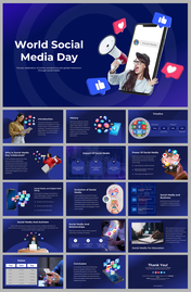 World Social Media Day PowerPoint and Google Slides Themes