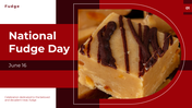 National Fudge Day PowerPoint and Google Slides Themes