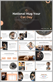 National Hug Your Cat Day PPT and Google Slides Themes