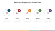 Employee Engagement PowerPoint Template With Circle Design