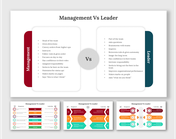 Management Vs Leader PPT And Google Slides Templates