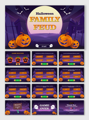 Halloween Family Feud With Spooky Fun for Everyone PPT