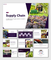 Supply Chain For Grapes Production PPT And Google Slides