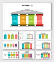 Innovate Pillars Of CSR PowerPoint And Google Slides