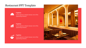 Attractive Restaurant Marketing PPT Template Slide