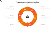 Our Predesigned Process PowerPoint Template In Orange Color