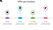 Best Office PPT Templates for Presentation - Four Nodes