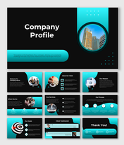 Splendid Company Profile PowerPoint And Google Slides