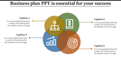 Four Node Business plan PPT Presentation Template