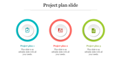 Elegant Circle Design Project Plan Slide Template