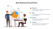 Business PPT And Google Slides Template With 4 Options