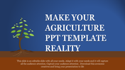 Agriculture PowerPoint Template with Multicolor Theme