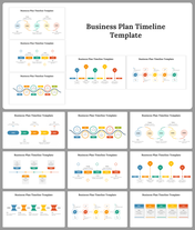 Creative Business Plan Timeline PPT and Google Slides Themes